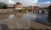 Maltempo a Roma, preoccupa il livello del Tevere