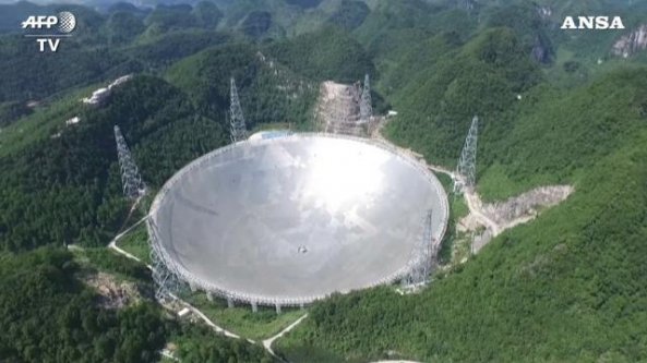 Ecco il più grande radiotelescopio della storia: è come 30 campi di calcio