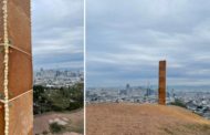San Francisco, spunta un nuovo monolite: tre metri di pane di zenzero e caramelle