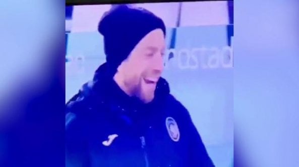 Schiaffo di Gomez all'Atalanta: canta l'inno della Juventus prima della partita