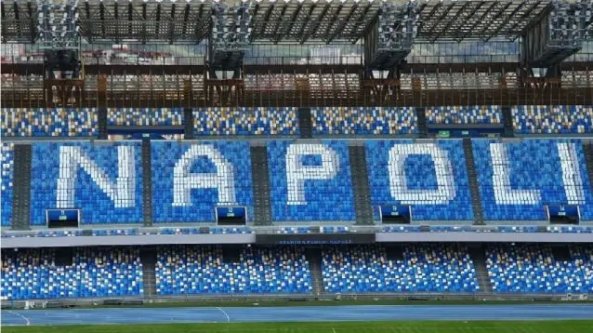 Stadio Maradona, riposizionati 1400 sediolini: formeranno la scritta 