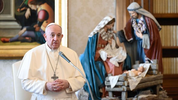 Il richiamo del Papa al valore del Natale: 