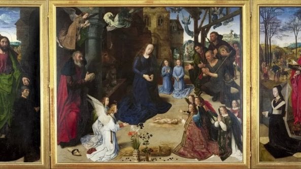 O sapete tutto sul Trittico Portinari, o lo scoprite online col Natale degli Uffizi