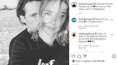 Maria Sharapova, matrimonio in vista con Alexander Gilkes