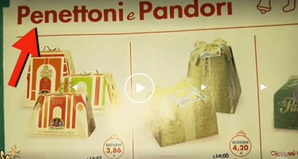 Refuso a luci rosse per Natale: e i panettoni diventano...