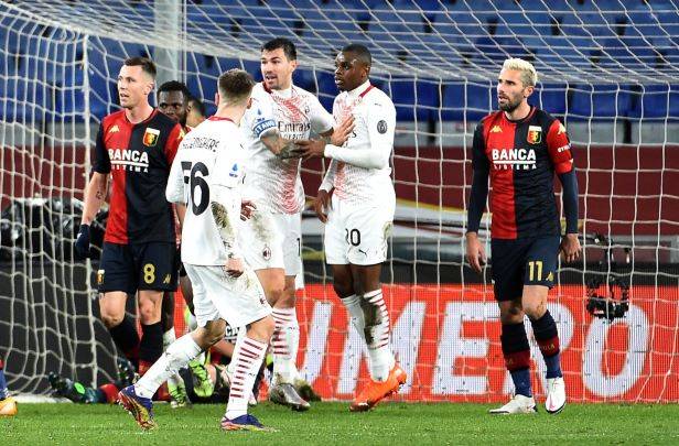 Milan fermato dal Genoa. Resta in vetta ma l'Inter è a -1