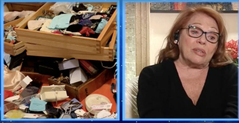 Valeria Fabrizi: I ladri le hanno distrutto casa e portato via tutto