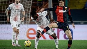 Genoa-Milan 2-2: Kalulu salva l'imbattibilità dei rossoneri