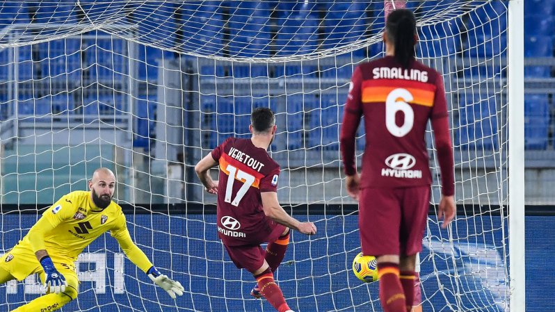 Roma-Torino 3-1: Mkhitaryan, Veretout e Pellegrini lanciano i giallorossi al terzo posto