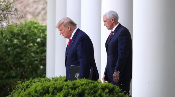 Stati Uniti, primo incontro Trump-Pence dopo i disordini: 