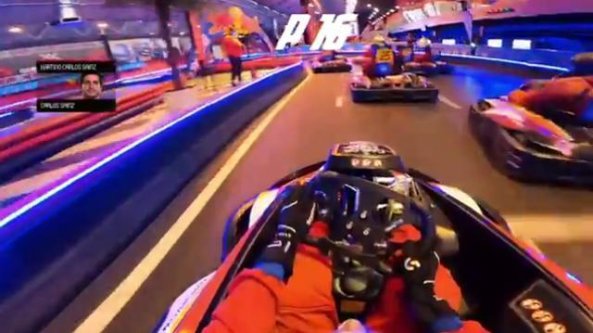 Dll'ultima fila alla rimonta: la sfida nella gara di kart di Carlos Sainz