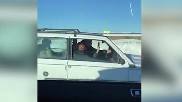 Madrid sotto la neve: i calciatori vanno all'allenamento con la Panda