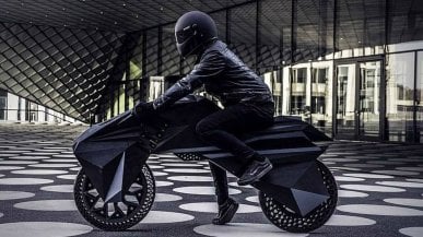 Nera, la prima moto elettrica stampata in 3D