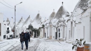 Maltempo weekend da brividi sull'Italia: termometro giù e neve in collina