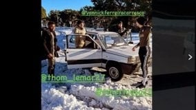 Spagna, Madrid innevata: Carrasco si fa prestare la Panda dell'83 e va all'allenamento dell'Atletico