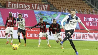 Atalanta a ritmo scudetto, per il Milan è allarme