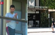 Djokovic in quarantena: due giovani tennisti lo intrattengono con una partita speciale