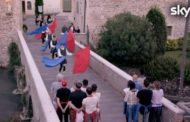 Lo spettacolare verdetto della prova in esterna con gli sbandieratori