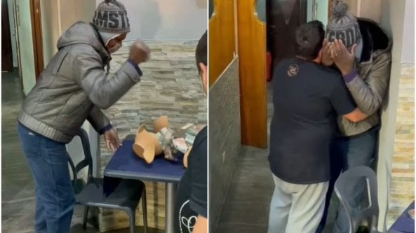 Le lacrime di John: grazie a una colletta andrà in Nigeria al funerale della madre