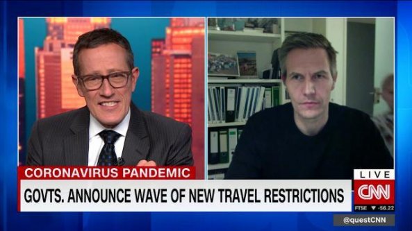 L'ad di Trivago è in diretta con la Cnn, ma arriva il figlio (di 7 anni) e lo rimprovera