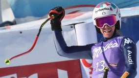 Sci, Cdm: Bassino seconda nel superG di St. Anton