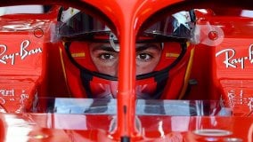 Formula Uno, primi giri per Sainz con la Ferrari