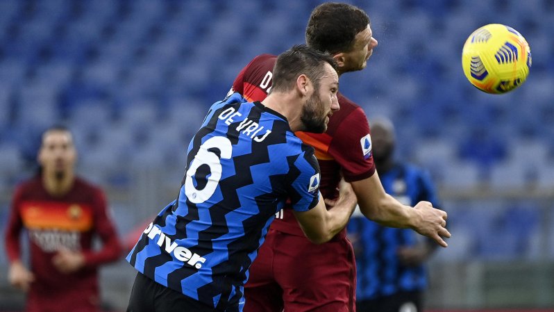 Roma-Inter 2-2: rimonta nerazzurra, poi Mancini firma il pari