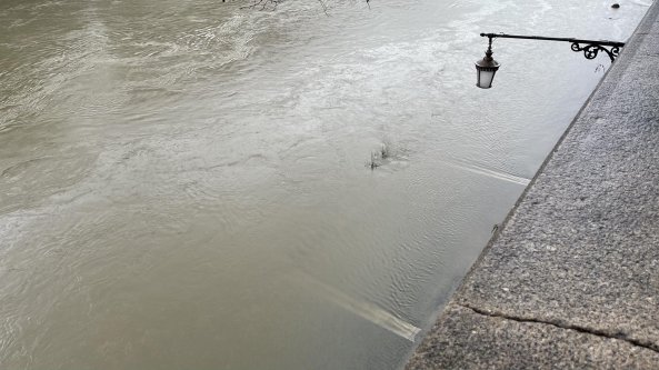 Maltempo a Roma, metro Cipro allagata, chiuse banchine del Tevere. Fulmine danneggia pino a Villa Pamphilj