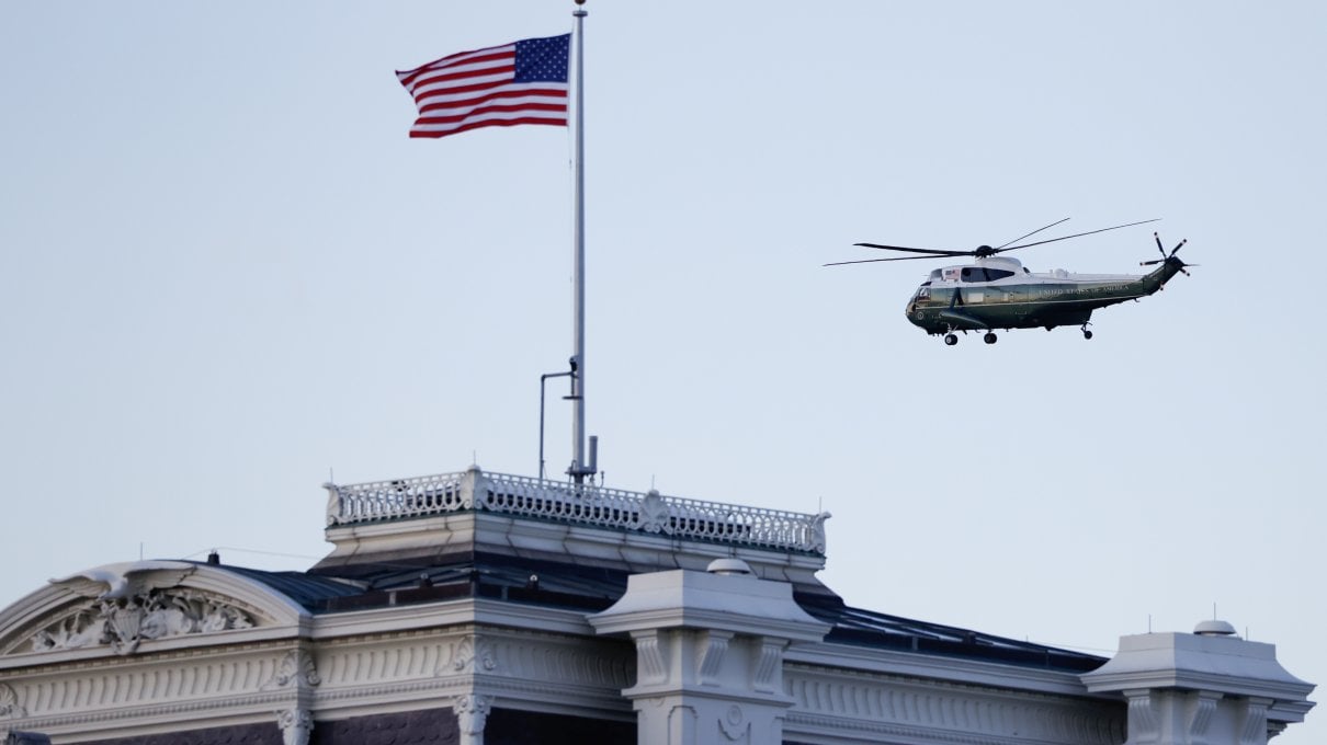 Usa Inauguration Day 2021. Donald Trump e Melania lasciano la Casa Bianca