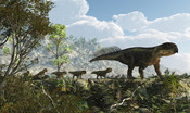 Dinosauri: il ​Psittacosaurus aveva i genitali colorati per attirare i compagni