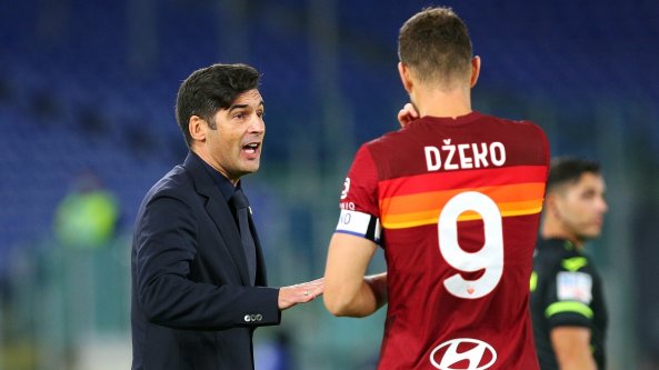 Roma, Fonseca: ''Dimissioni? Non mi arrendo''. Ma Dzeko non gioca, e scoppia il caso