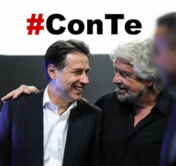 Grillo fa da sponsor a #ConTe. E Di Maio resta... 