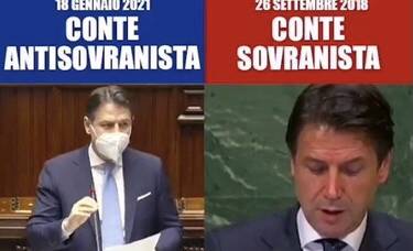 Meloni smaschera Conte 