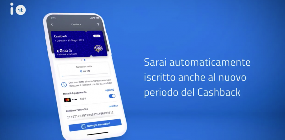 L'App Io non registra transazioni Bancomat. Cosa succede al cashback?