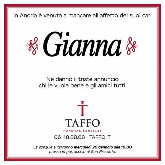 Quel manifesto funebre che scatena la polemica