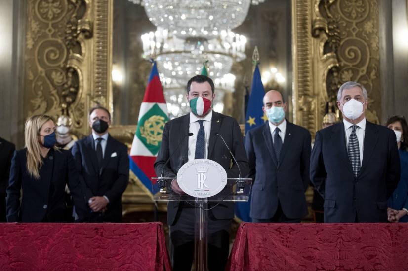 Il centrodestra da Mattarella: 