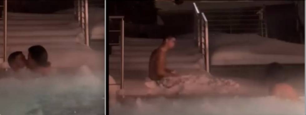Il bagno di coppia di Ronaldo solleva un mare di polemiche