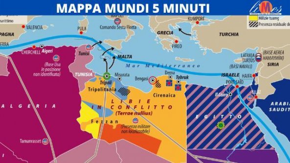 Italia frontiera di Caoslandia, turchi e russi alle porte