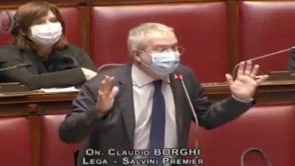 Borghi (Lega) contro Conte: 