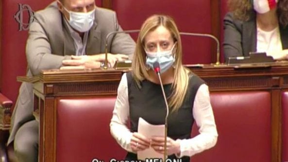 Giorgia Meloni attacca il premier paragonandolo a Barbapapà