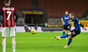 Eriksen manda l'Inter in semifinale di Coppa Italia. Milan battuto 2-1