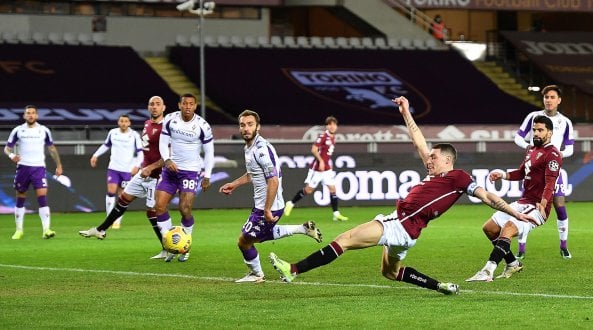 Torino-Fiorentina 1-1: Belotti salva i granata, viola vicini all'impresa in nove