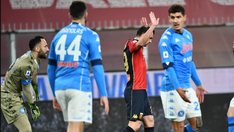 Genoa-Napoli 2-1: decide Pandev, per gli azzurri è un ko pesante