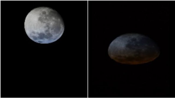 La Luna sembra schiacciarsi: l'astronauta spiega il perché