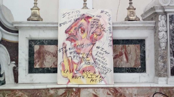Ischia, la Street Art arriva in Chiesa e parroco e fedeli si infuriano