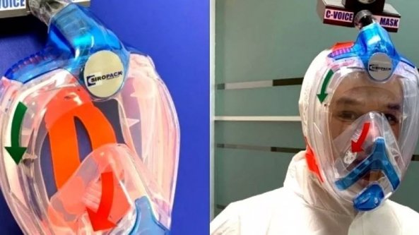 Una maschera da snorkeling per proteggersi dal Covid: a C-Voice Mask il Premio Innovatori Responsabili