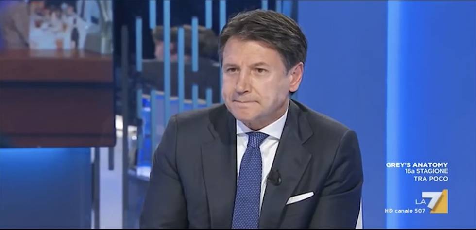 Quando Conte sudava in tv sentendo il nome di Draghi