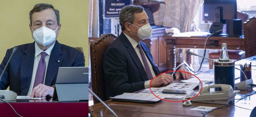 Consultazioni, sulla scrivania di Draghi spicca il 