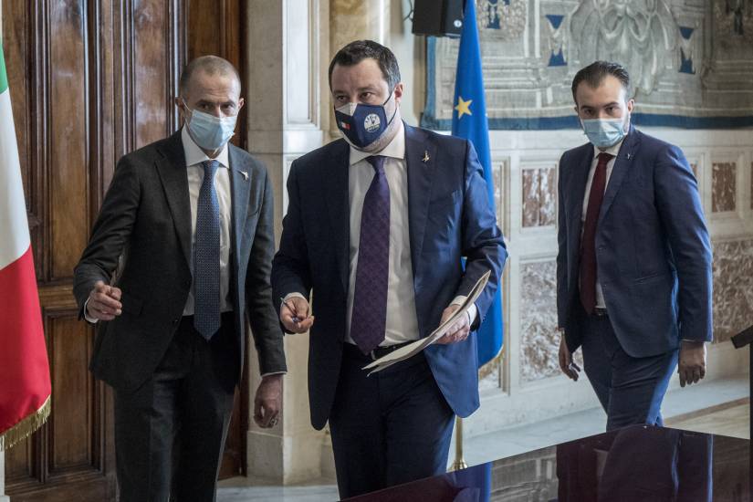 Quelle chat dei leghisti: 