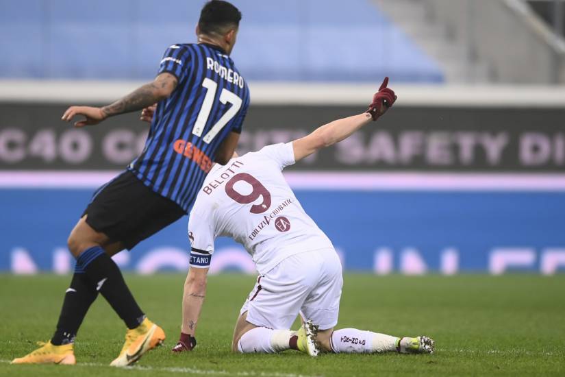 Il bel gesto di fair-play di Belotti: ''Non ho subito fallo...''